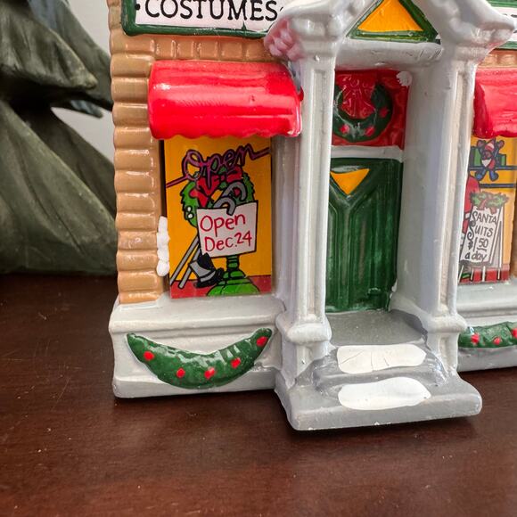 1991 Vintage Snow Village Department 56: “Finklea’s Finery:Costume Shop” - Picture 15 of 16